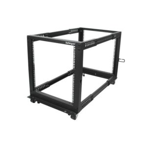 12U Server Rack With Steel 4-Post Frame
