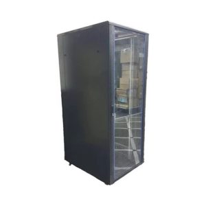 Aico 42U Server Rack Mount, Toughened Glass Door, Heavy Duty Castor, Dimensions 600X1000, Black | 42U